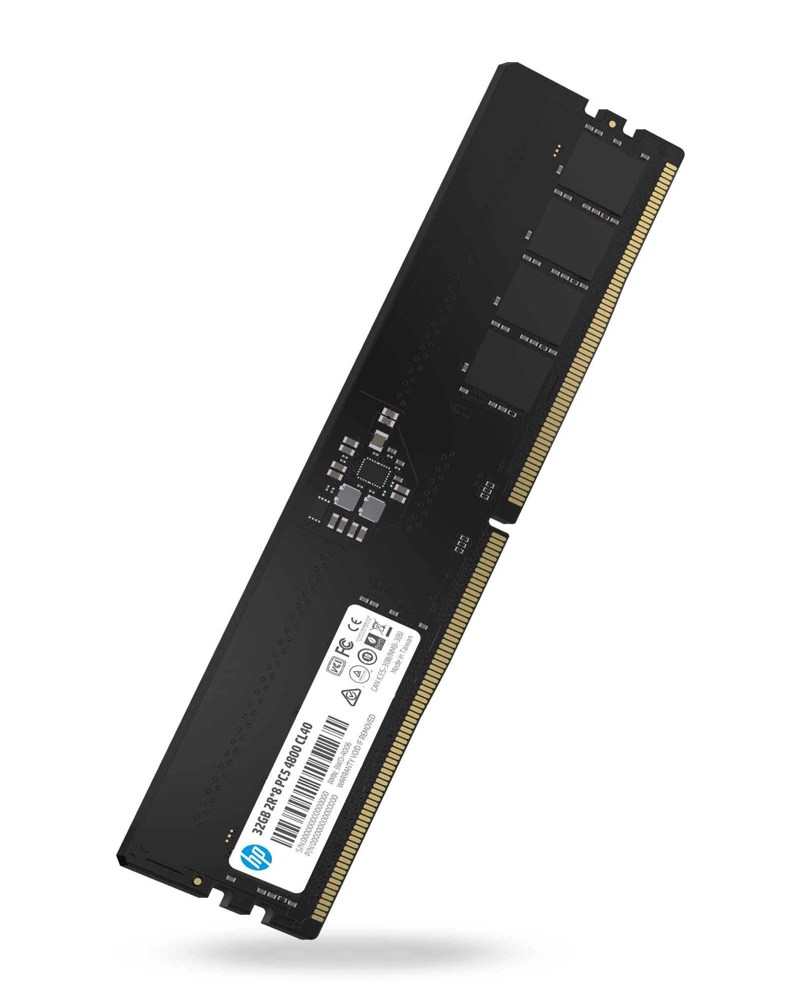HP X2 Single RAM DDR5 32GB 4800MHz CL40 288-Pin UDIMM Non-ECC